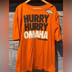Denver Broncos Nike Orange Graphic T-Shirt, XXL